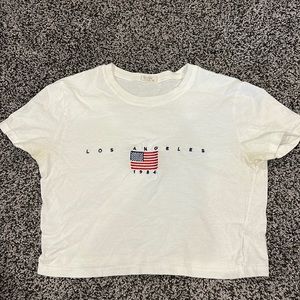 John Galt California LA right fit crop top